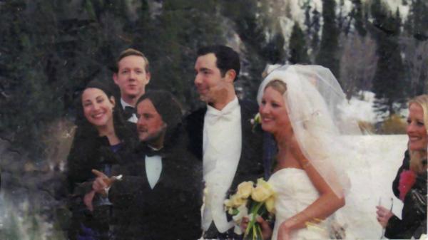 The photo of a happy wedding party, lost at Ground Zero on September 11, 2001, belonged to X.